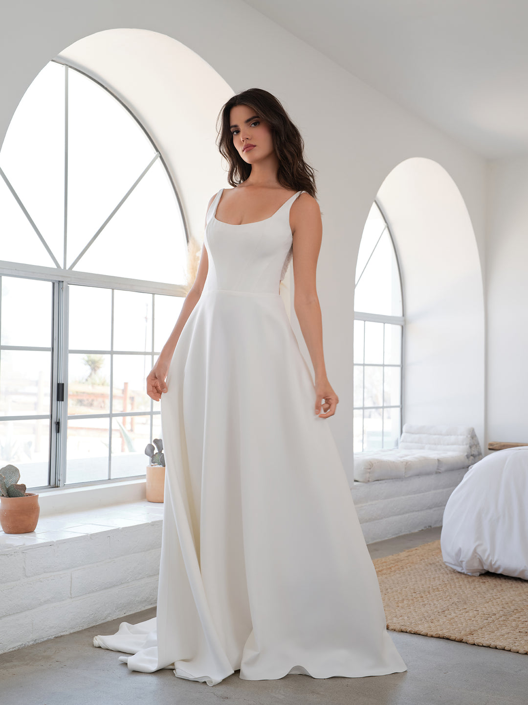 Lyra Crepe Wedding Dress NOVA by Enaura Nova by Enaura